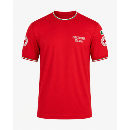 T-SHIRT ROSSA CROCE ROSSA ITALIANA