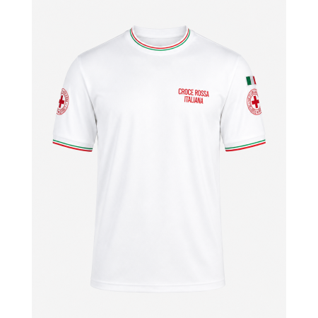 T-SHIRT BIANCA CROCE ROSSA ITALIANA