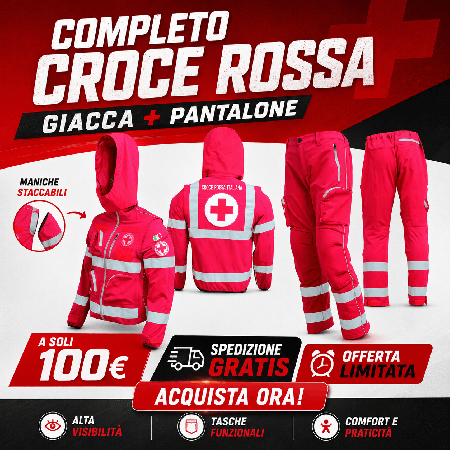 COMPLETO CROCE ROSSA ITALIANA