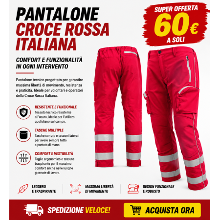 PANTALONE CROCE ROSSA V1