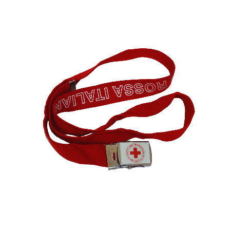 CINTURA CROCE ROSSA CON STAMPA 3D