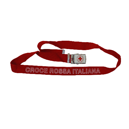 CINTURA CROCE ROSSA CON STAMPA 3D