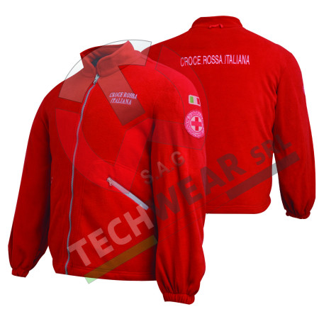 PILE ZIP LUNGA CROCE ROSSA ITALIANA