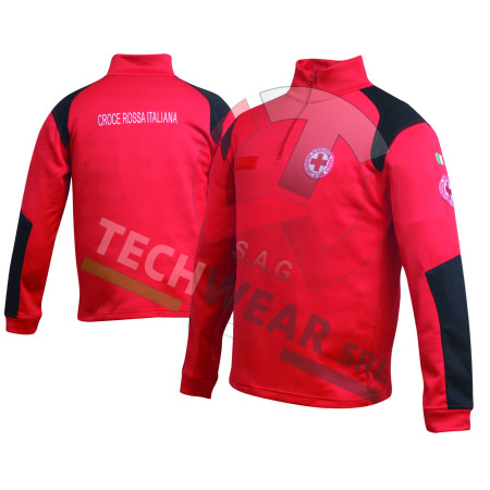 PILE CON INSERTI NERI CROCE ROSSA ITALIANA