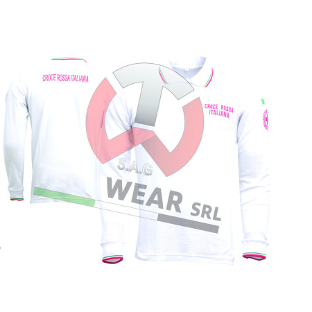 POLO MANICA LUNGA BIANCA CRI