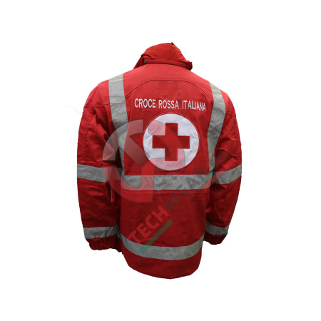 GIACCA SAHARIANA CROCE ROSSA ITALIANA