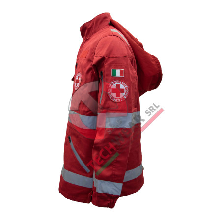 GIACCA SAHARIANA CROCE ROSSA ITALIANA